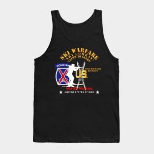 10th Mountain Division - Ski Warfare - Ski Combat - Winter Warfare X 300 Tank Top